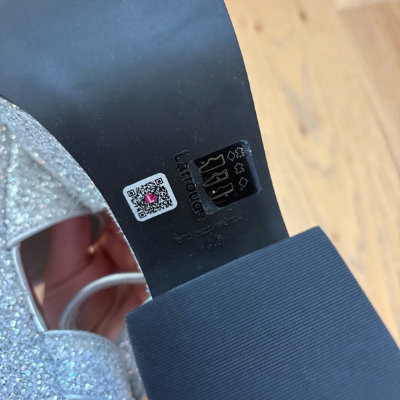 Larroude Miso Platform Glitter Heels - Picture 8 of 8